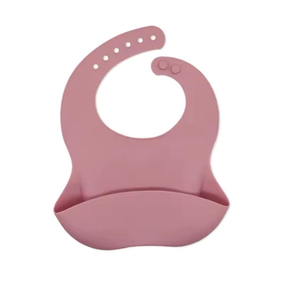 Silicone Baby bib with Food Catcher Girls, Boys, Infant and Toddlers 6 to 36 Mo - Picture 1 of 1